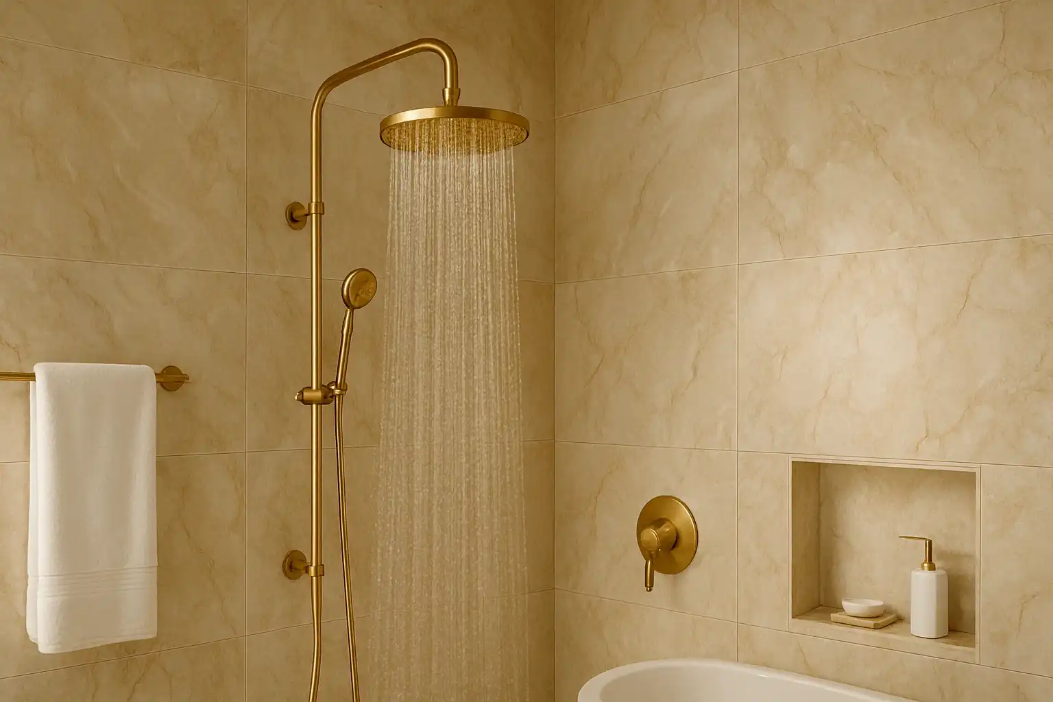 Dusch installation byta dusch badrum modern duschblandare Göteborg